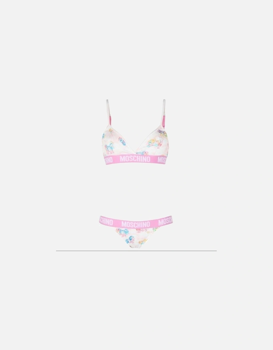 TSH5090 Floral Bikini Set Women - White Swimwear
