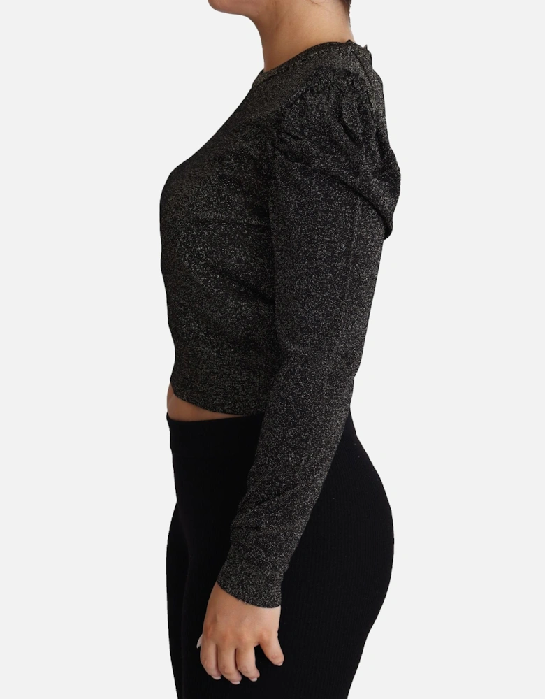 Glitter Knit Top TSH5690 Women - Black Sweaters