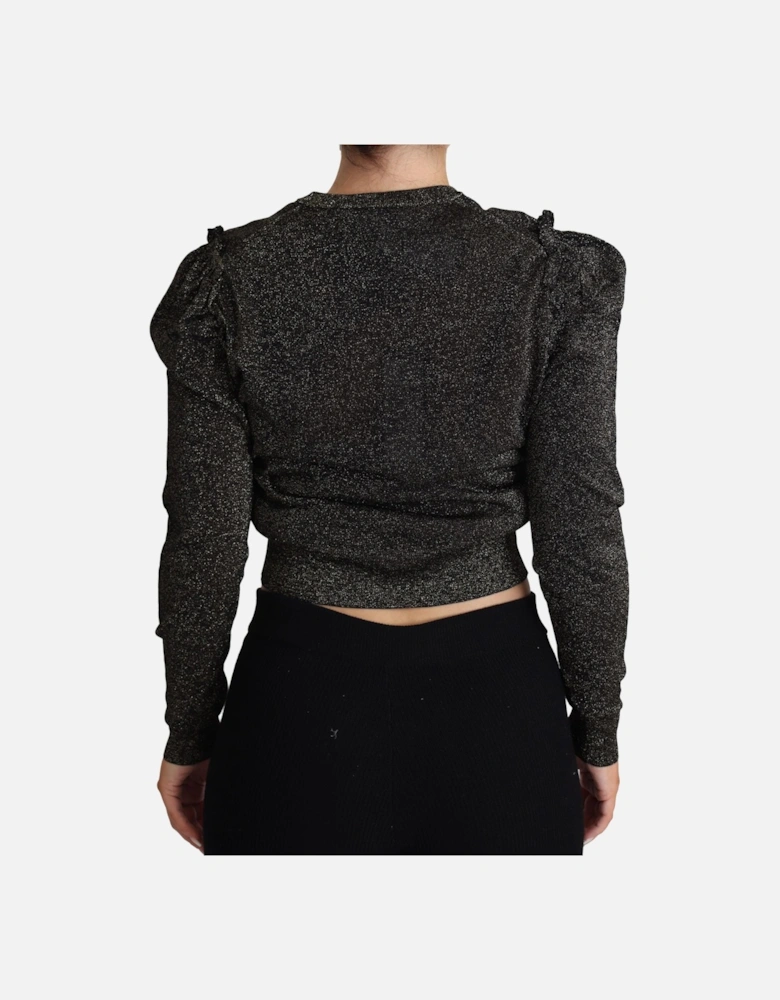 Glitter Knit Top TSH5690 Women - Black Sweaters