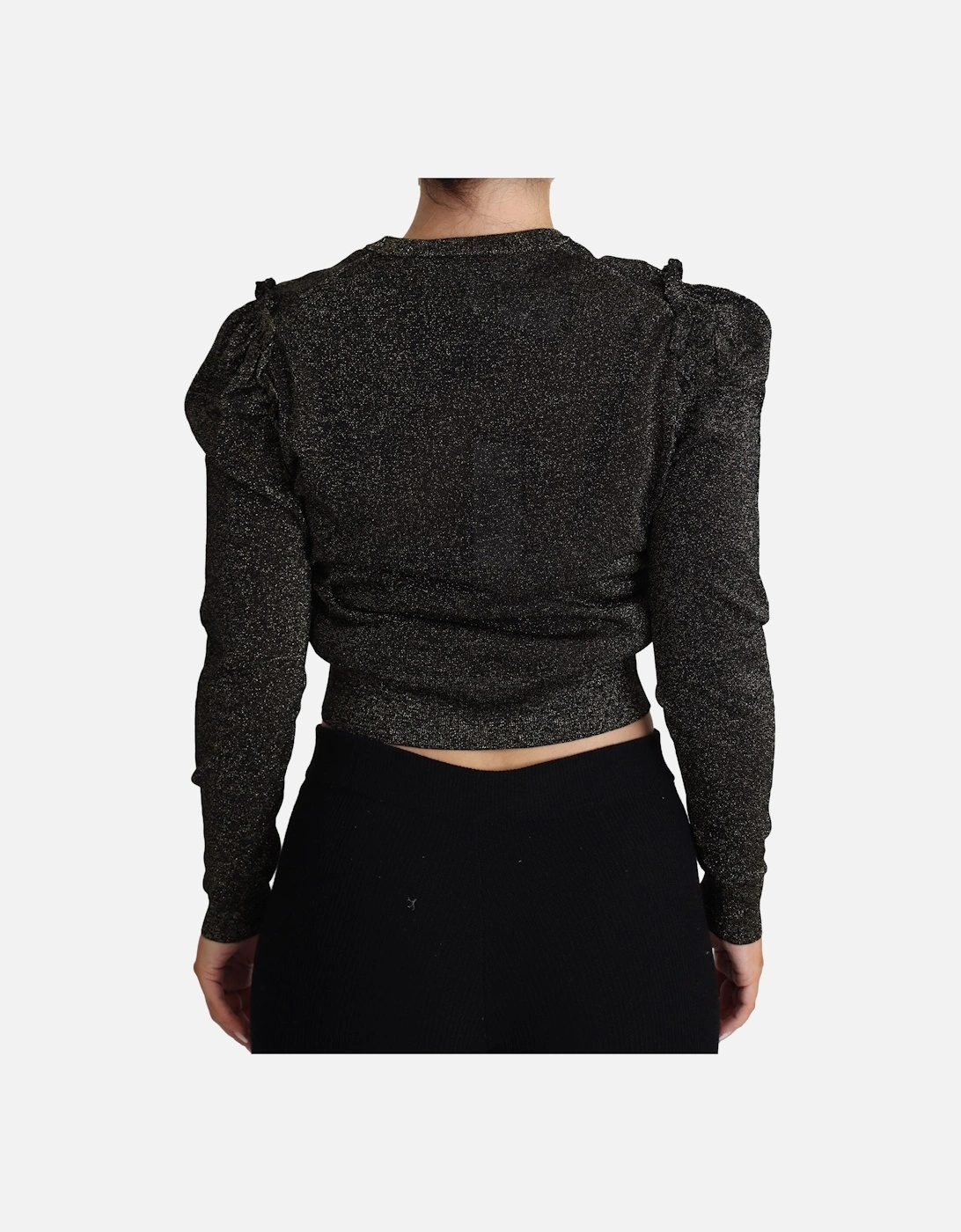 Glitter Knit Top TSH5690 Women - Black Sweaters