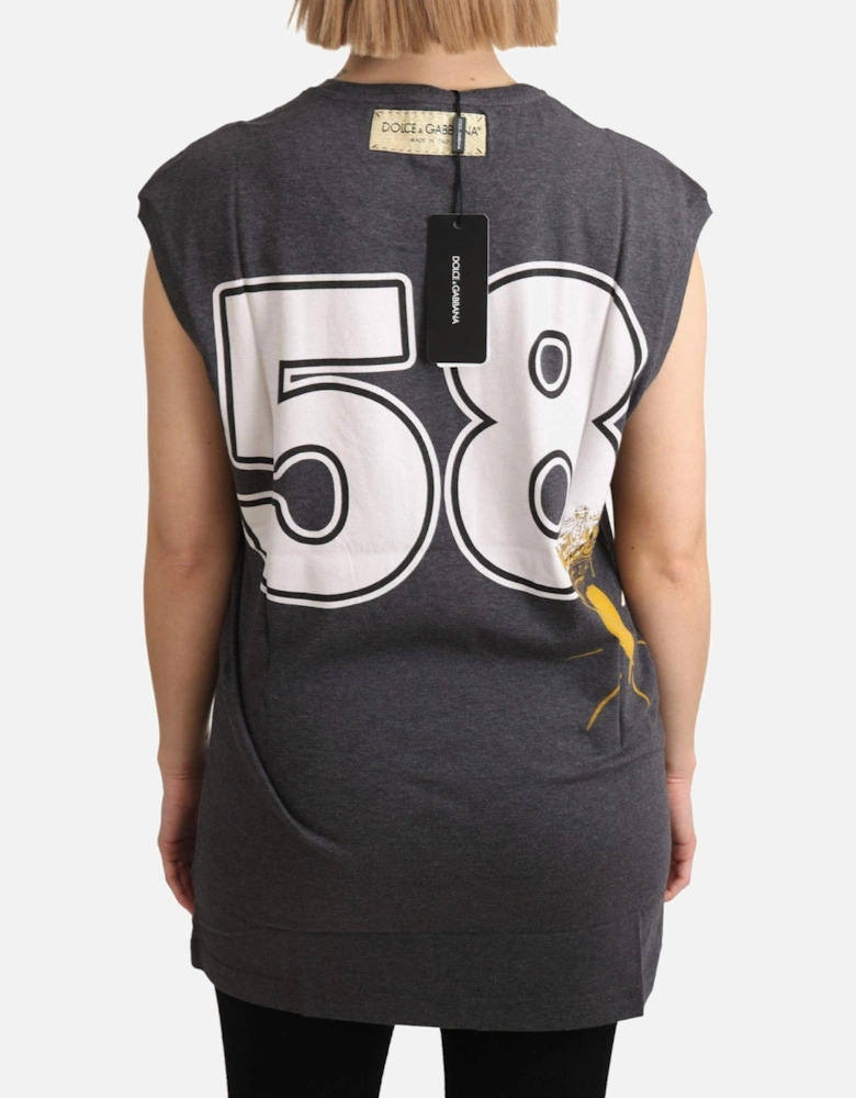 Cupid Heart TShirt TSH5134 Women - Gray T-Shirts