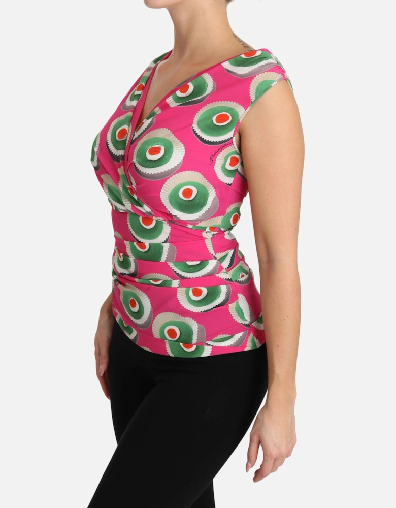 Dolce Gabbana TSH3120 Sleeveless Top Women - Pink T-Shirts