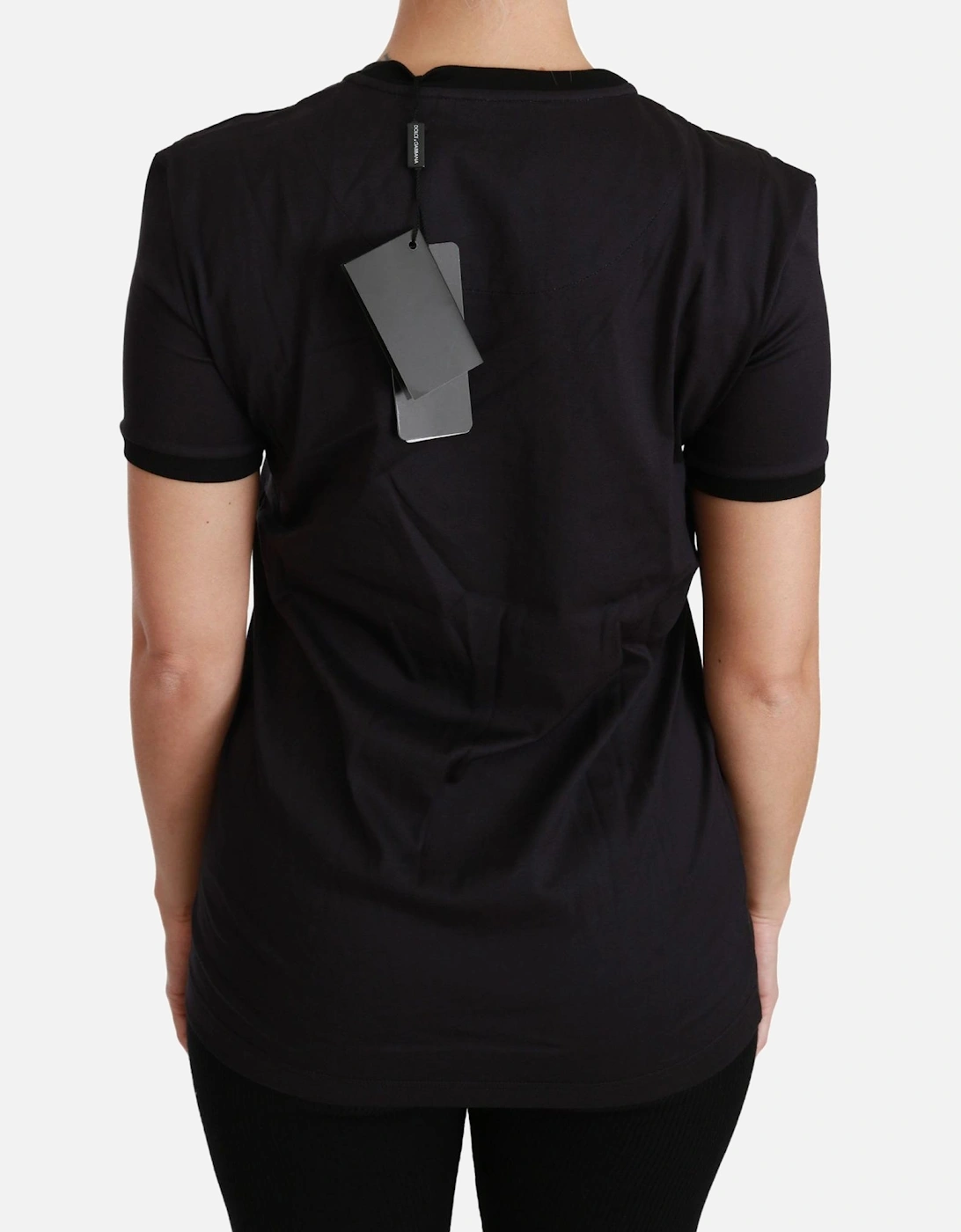 Dolce Gabbana Christmas Tree TShirt TSH4444 Women - Black T-Shirts