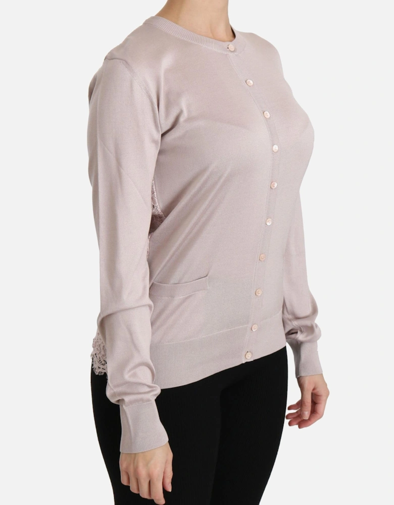 Dolce Gabbana Cashmere Cardigan Women - Pink Sweaters