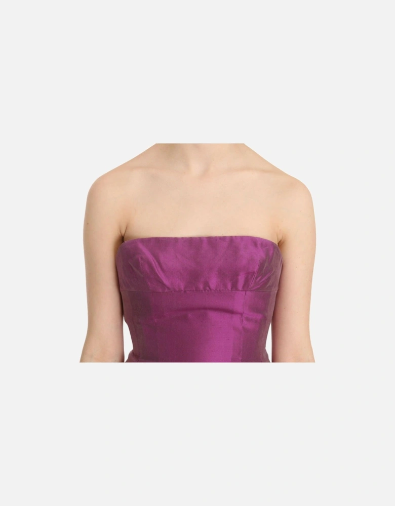 Halter Mini Dress with Zipper Closure Women - Pink Dresses