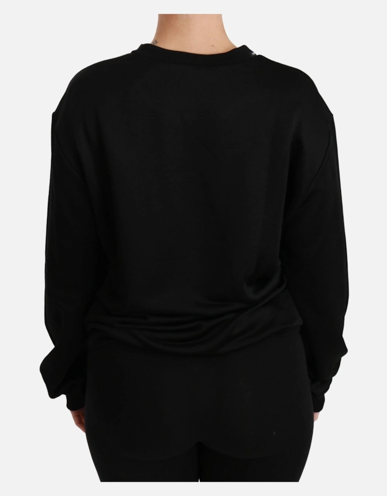 Dolce Gabbana TSH4422 Black Crew Neck Sweater Women