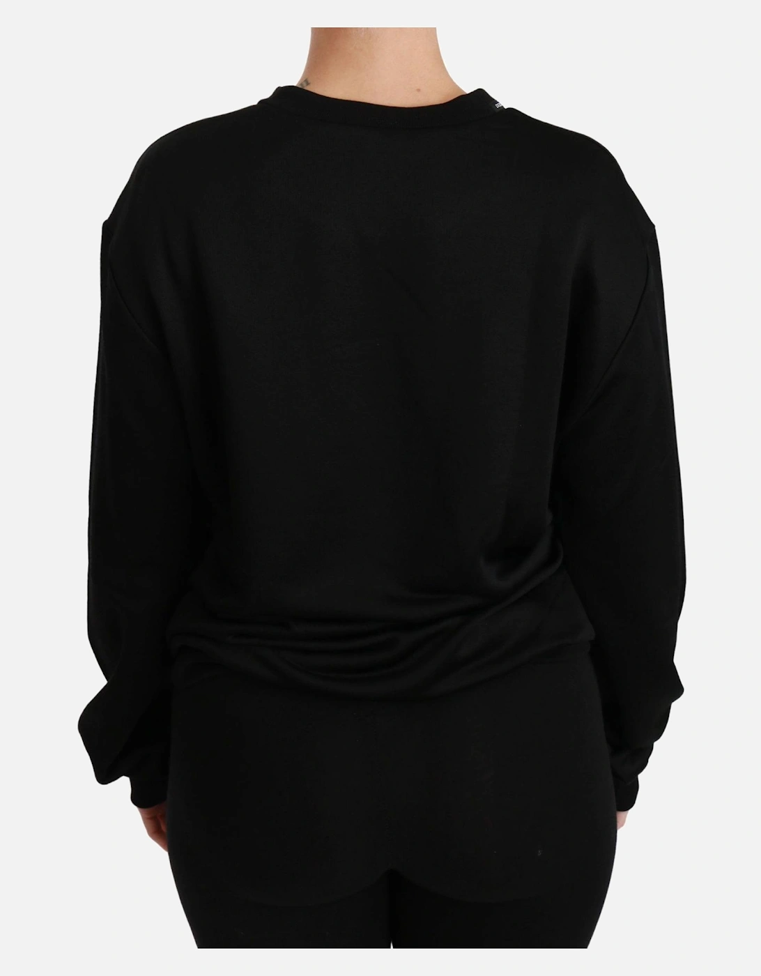Dolce Gabbana TSH4422 Black Crew Neck Sweater Women