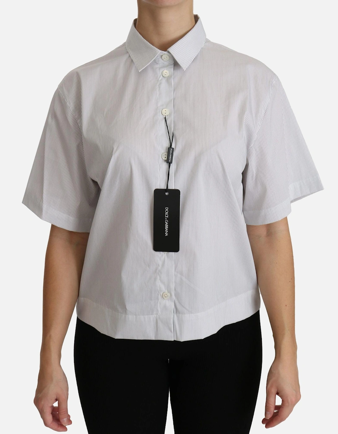 Dolce Gabbana TSH4314 Short Sleeve Shirt Women - White, 6 of 5