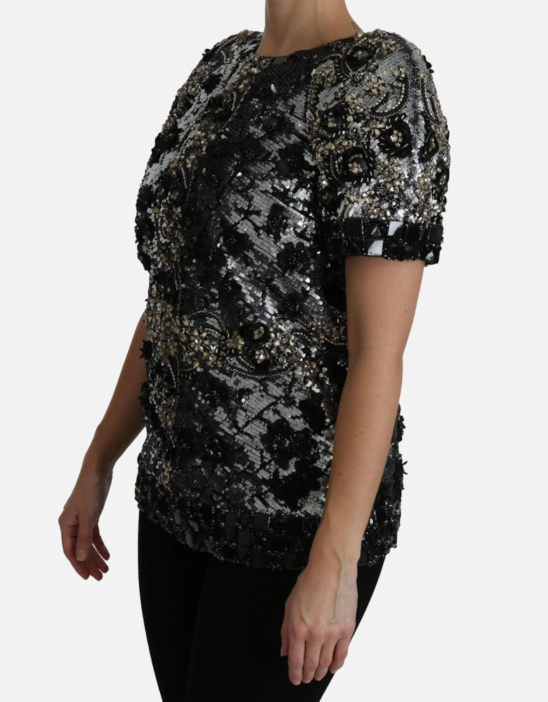 Gorgeous New Blouse with Tags 100% Authentic Women - Black T-Shirts