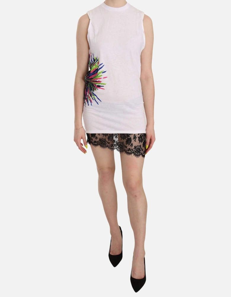 LaceDetailed Mini Dress Women - White Dresses