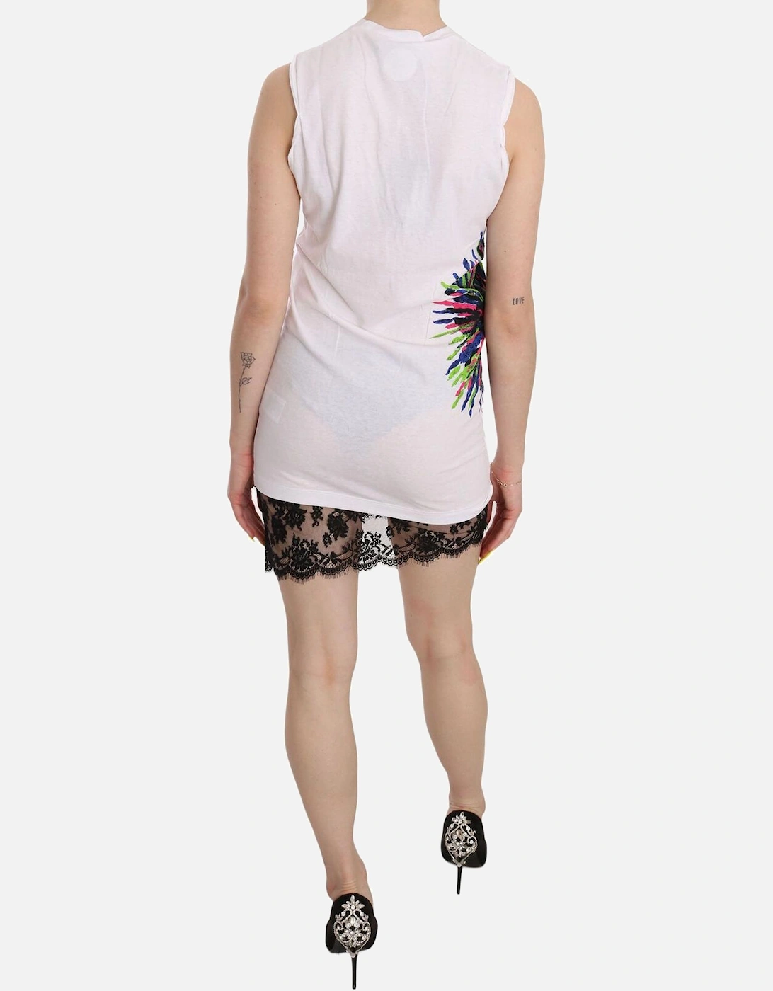 LaceDetailed Mini Dress Women - White Dresses