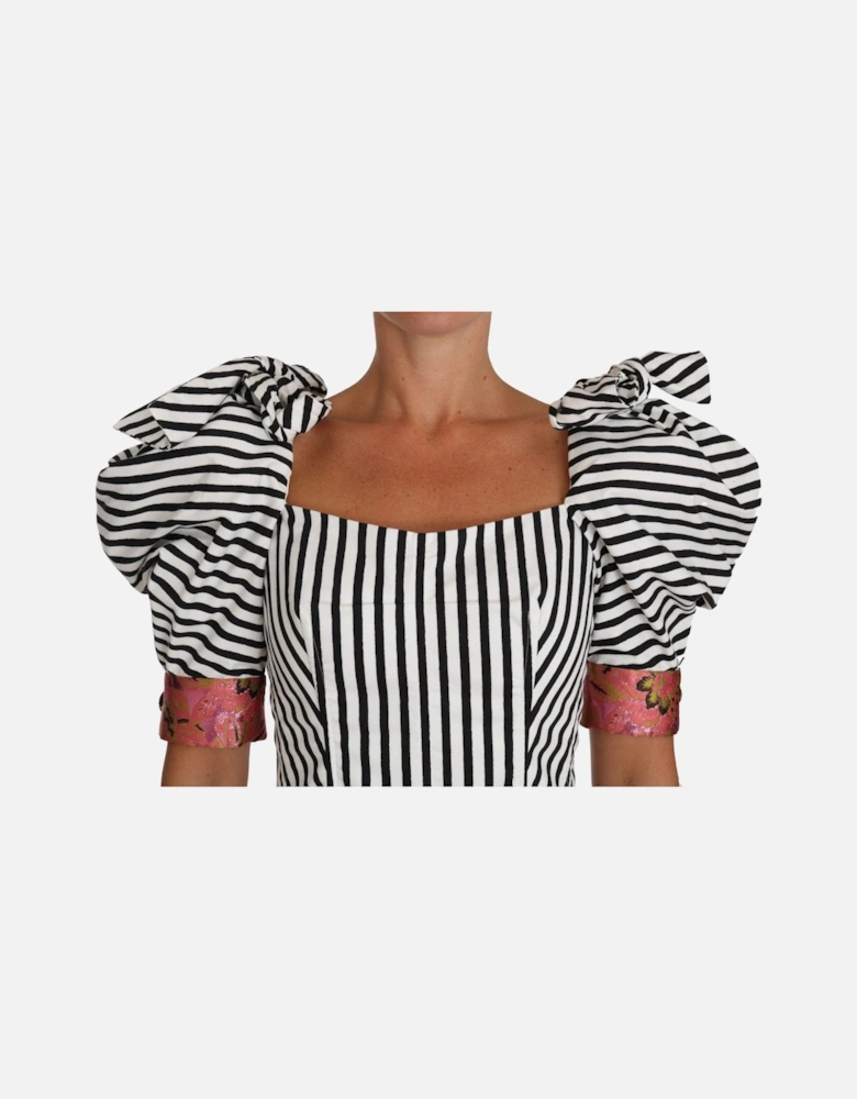 Dolce Gabbana TSH2724 Top Black and White Striped Women - Blackwhite