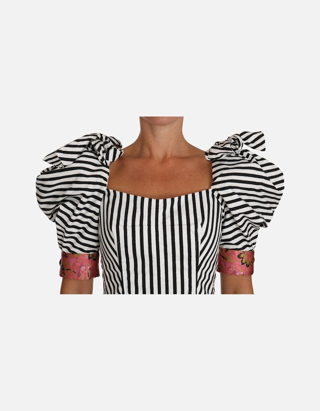 Dolce Gabbana TSH2724 Top Black and White Striped Women - Blackwhite