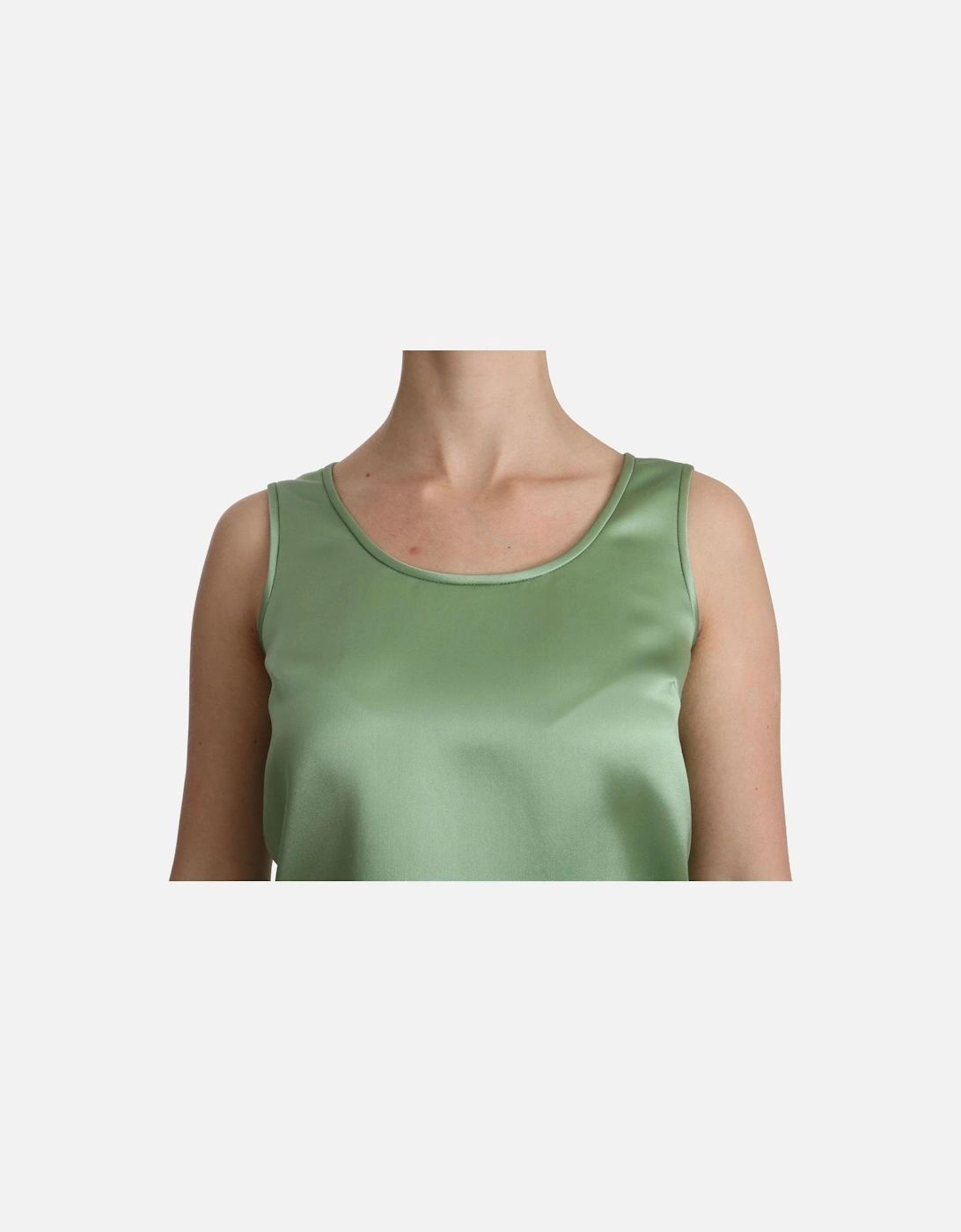 Dolce Gabbana Tank Top Relaxed Fit Women - Green T-Shirts