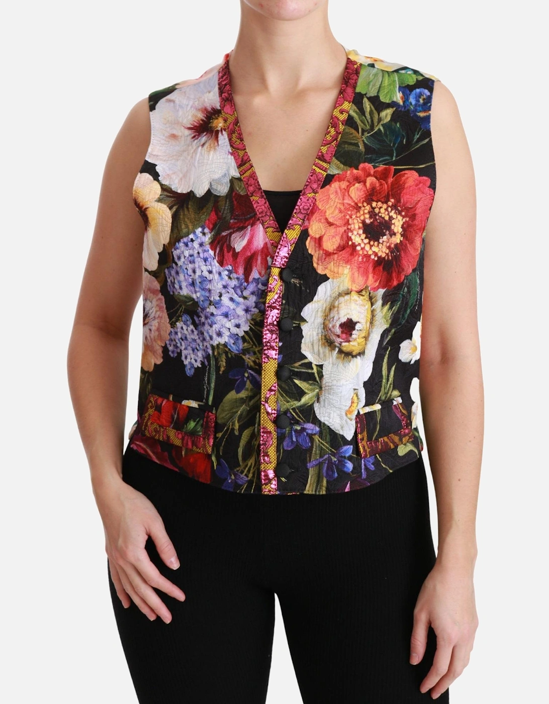 Floral Print Vest TSH4501 Women - Multicolor, 6 of 5