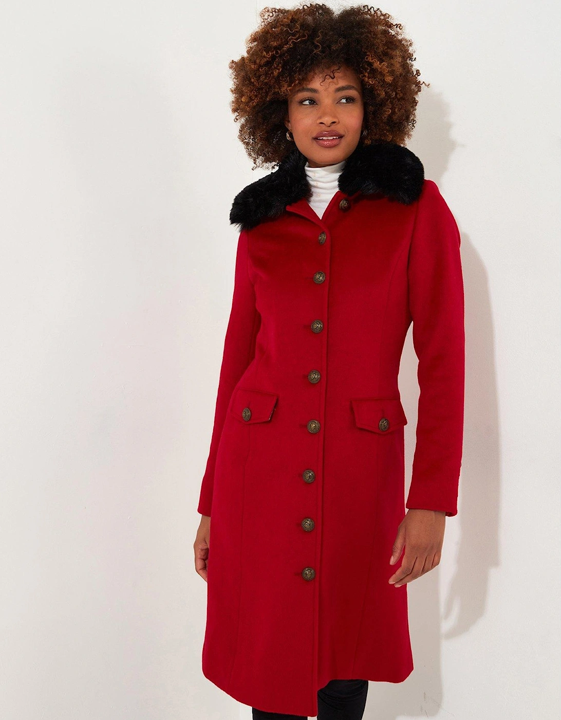 Petite Joe's Statement Red Coat, 2 of 1