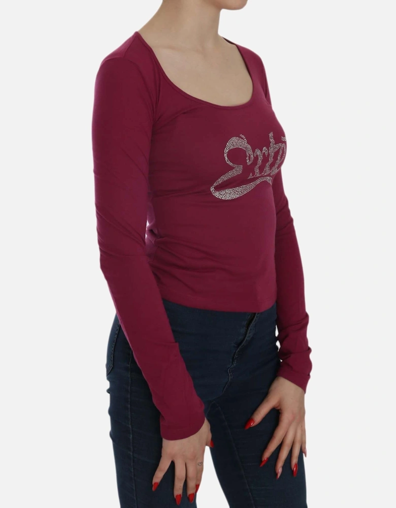 TSH3911 Long Sleeve Top Women - Red T-Shirts