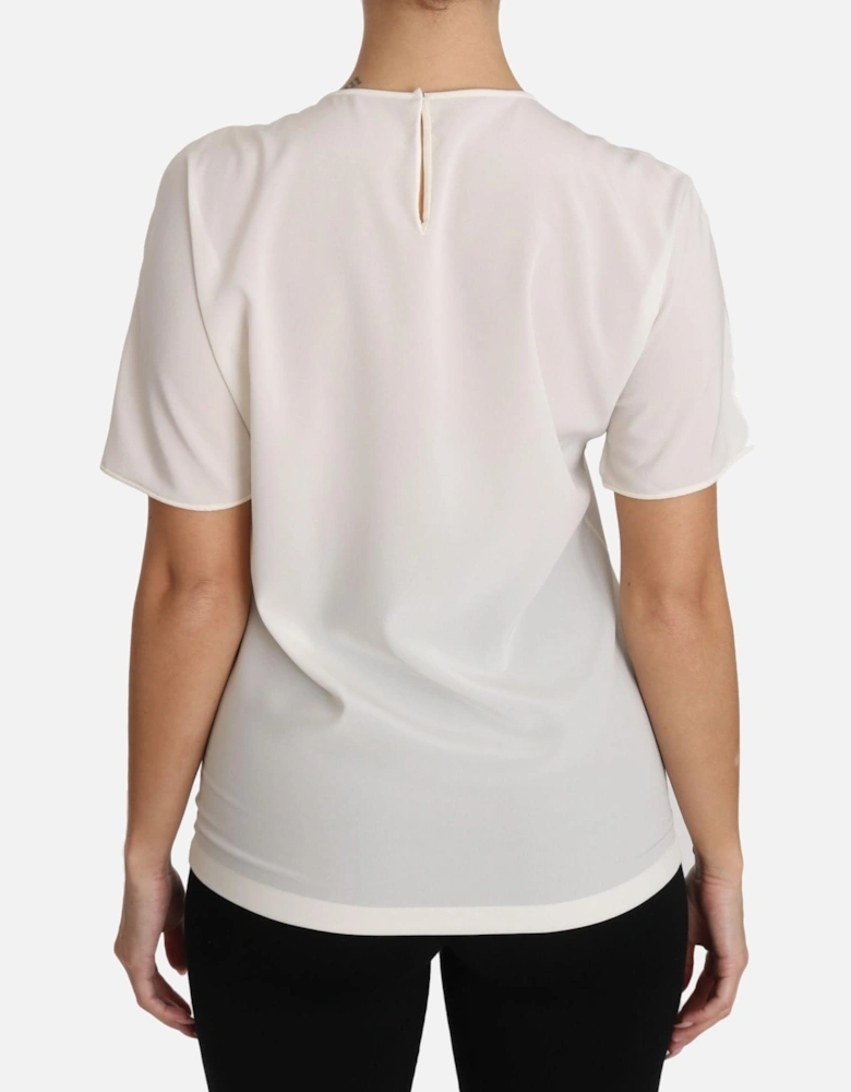 Dolce Gabbana TSH3082 Family Appliqu Top Women - White T-Shirts