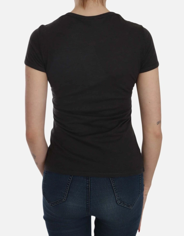 TSH3910 Short Sleeve TShirt Women - Black T-Shirts