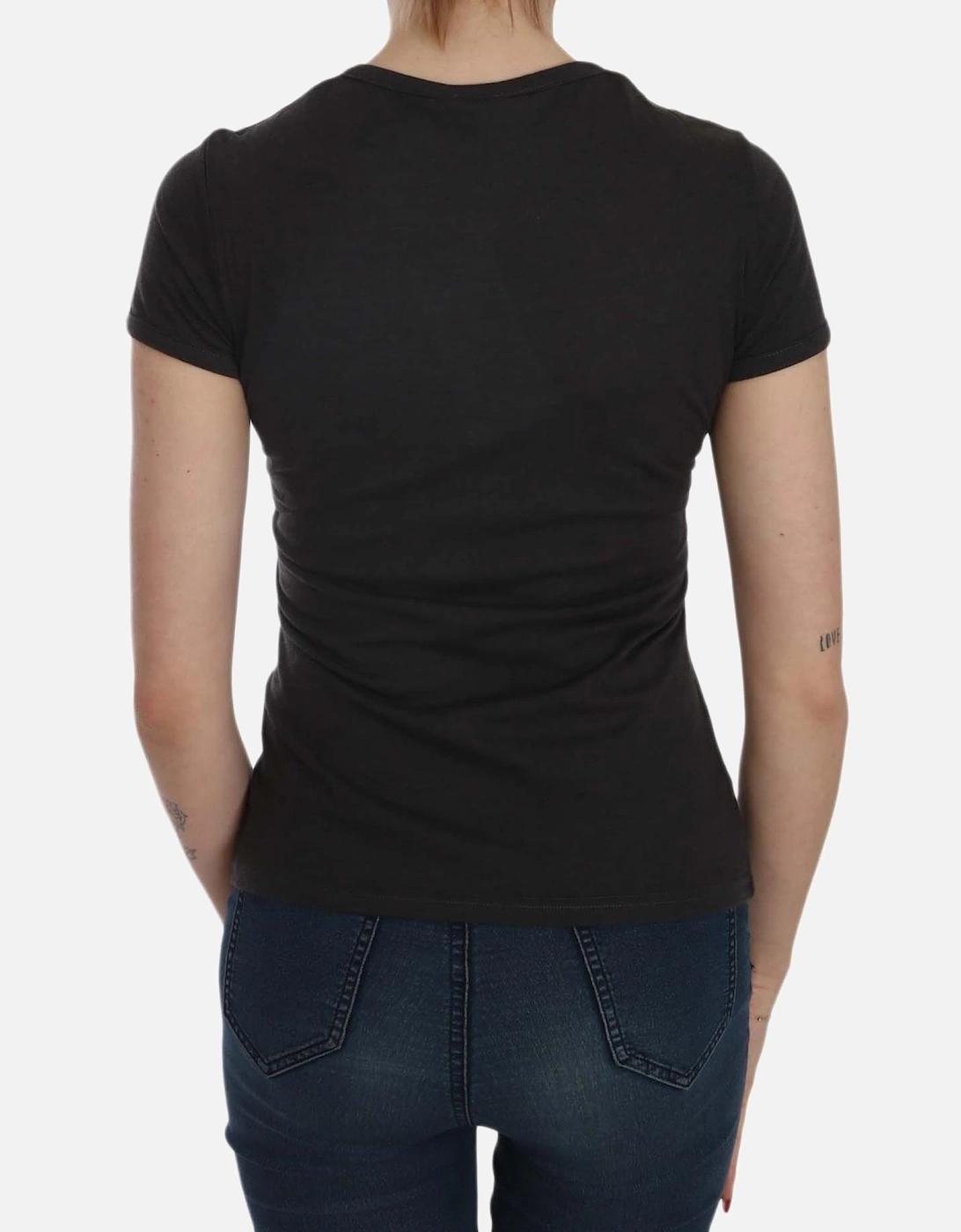 TSH3910 Short Sleeve TShirt Women - Black T-Shirts