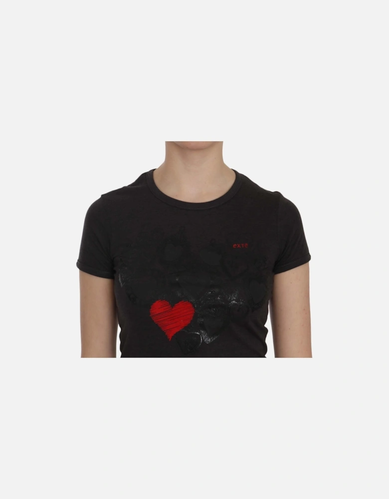 TSH3910 Short Sleeve TShirt Women - Black T-Shirts