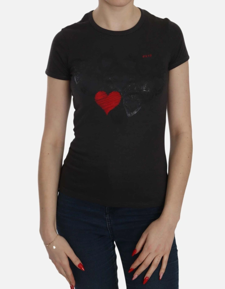TSH3910 Short Sleeve TShirt Women - Black T-Shirts