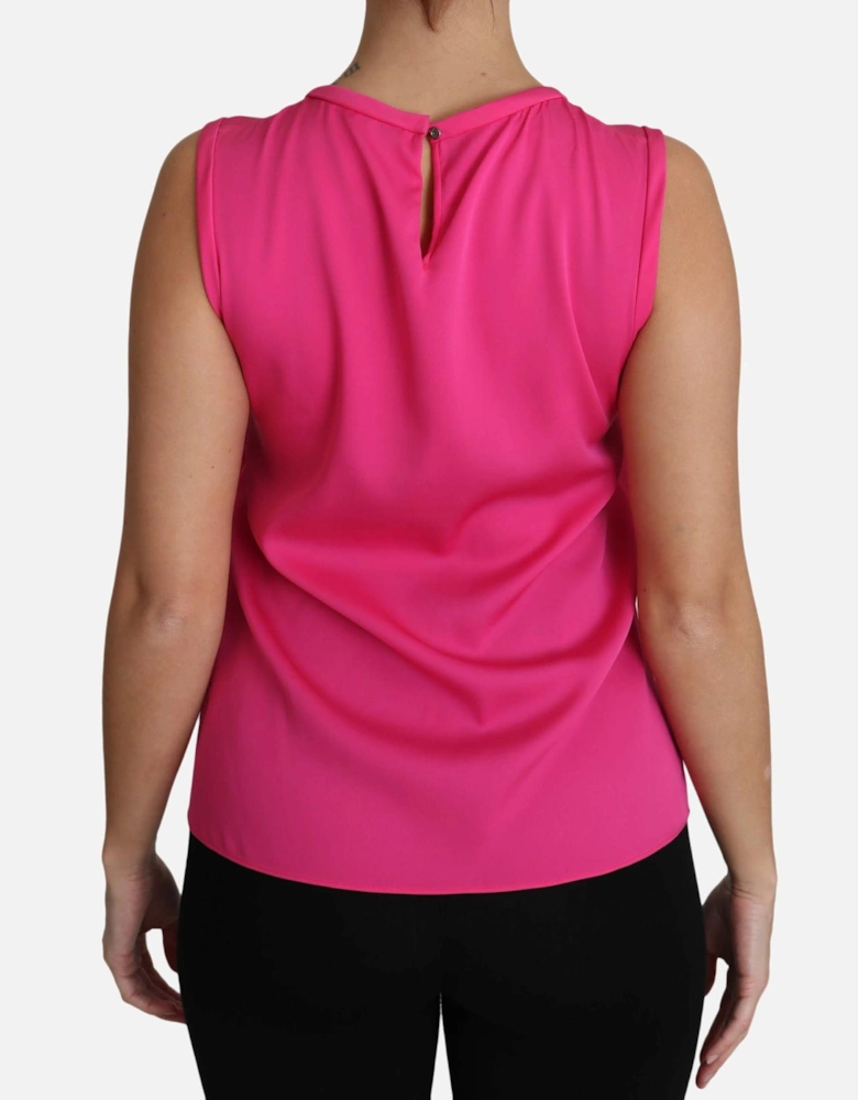 Family Silk Tank Top Shirt Women - Pink T-Shirts