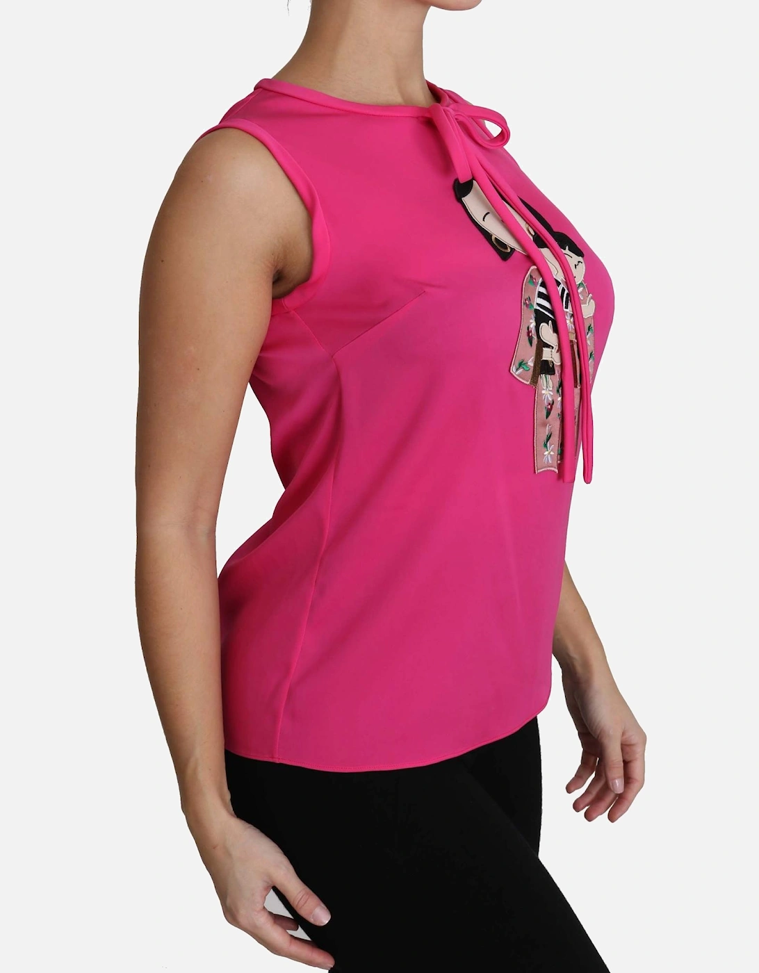 Family Silk Tank Top Shirt Women - Pink T-Shirts