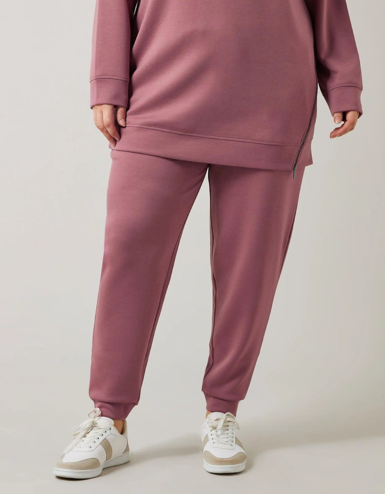 Zip Detail Jogger - Pink