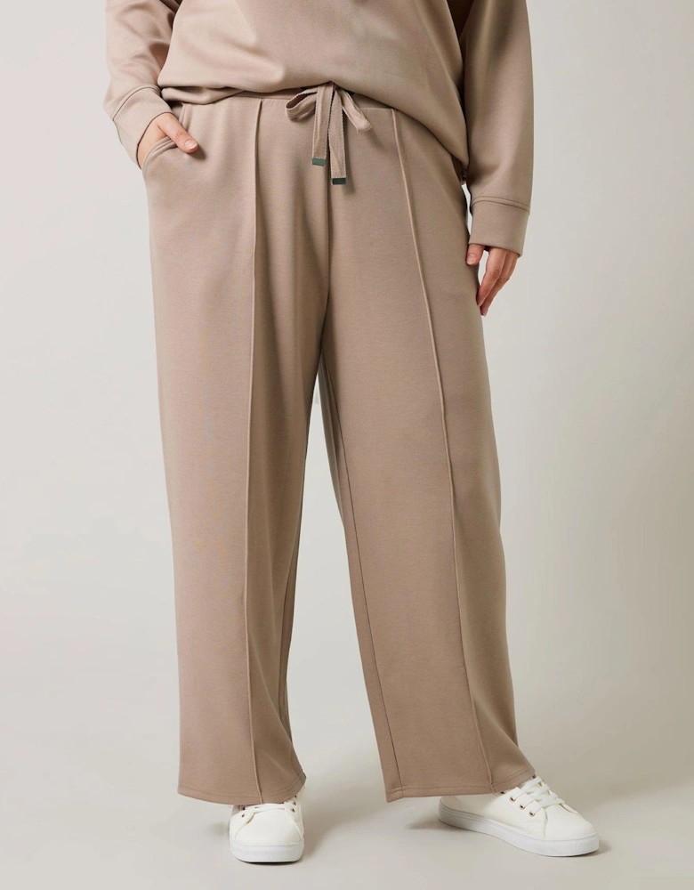 Wide Leg Jogger - Natural