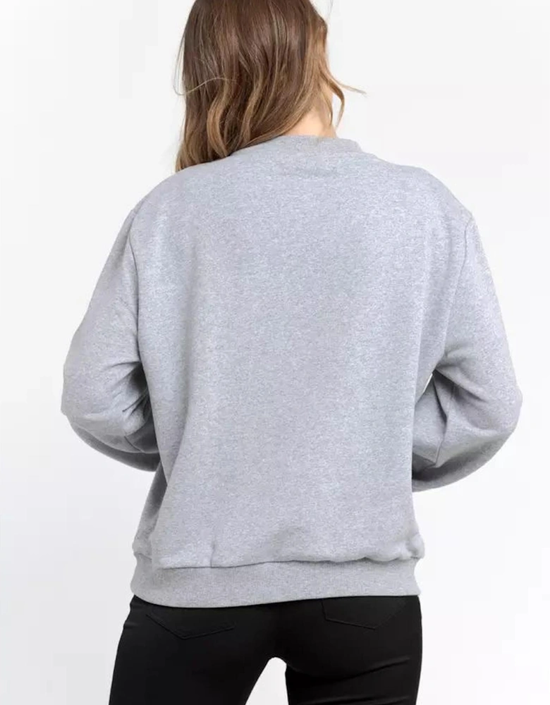 Crew Neck Sweatshirt TR21544 Women - Gray Sweaters