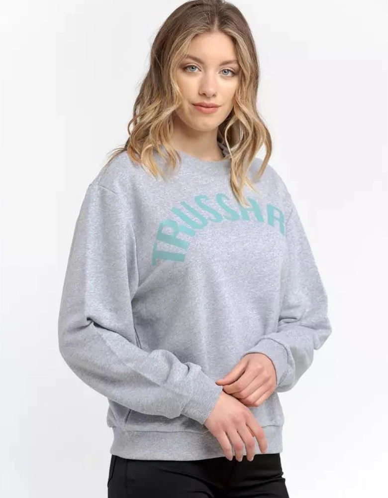 Crew Neck Sweatshirt TR21544 Women - Gray Sweaters