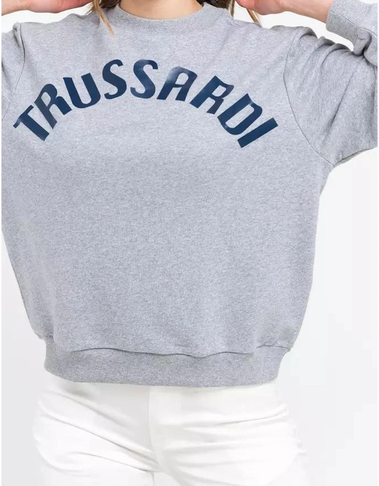 Crew Neck Sweatshirt TR21546 Women - Gray Sweaters