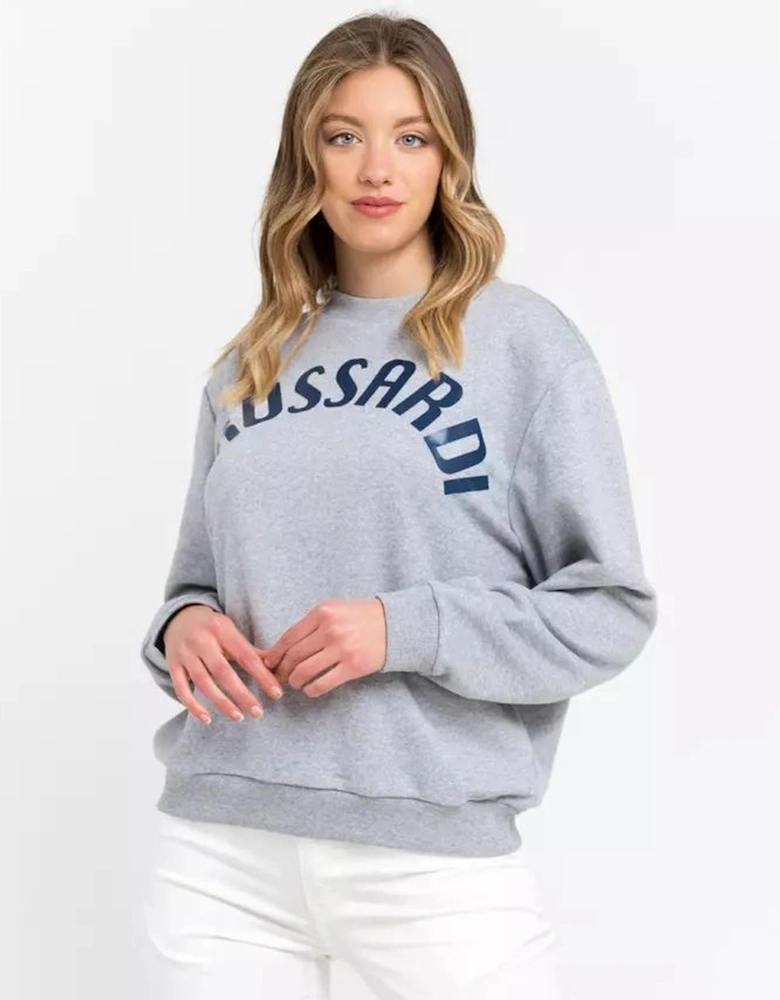 Crew Neck Sweatshirt TR21546 Women - Gray Sweaters