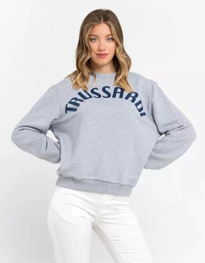 Crew Neck Sweatshirt TR21546 Women - Gray Sweaters