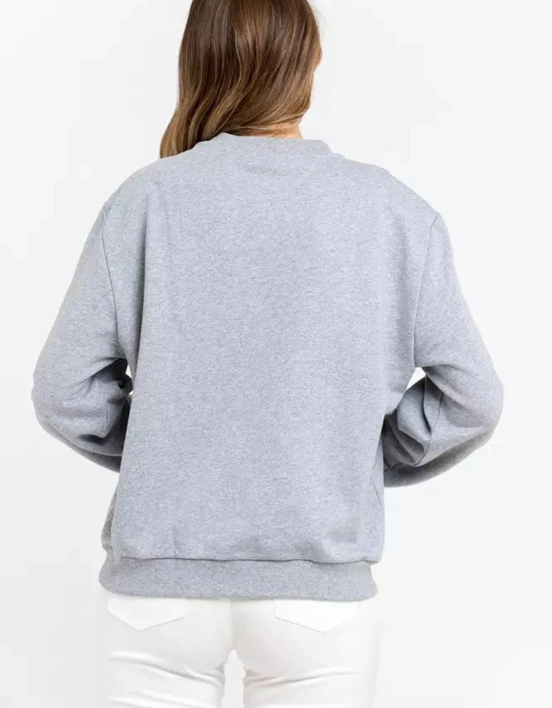 Crew Neck Sweatshirt TR21546 Women - Gray Sweaters