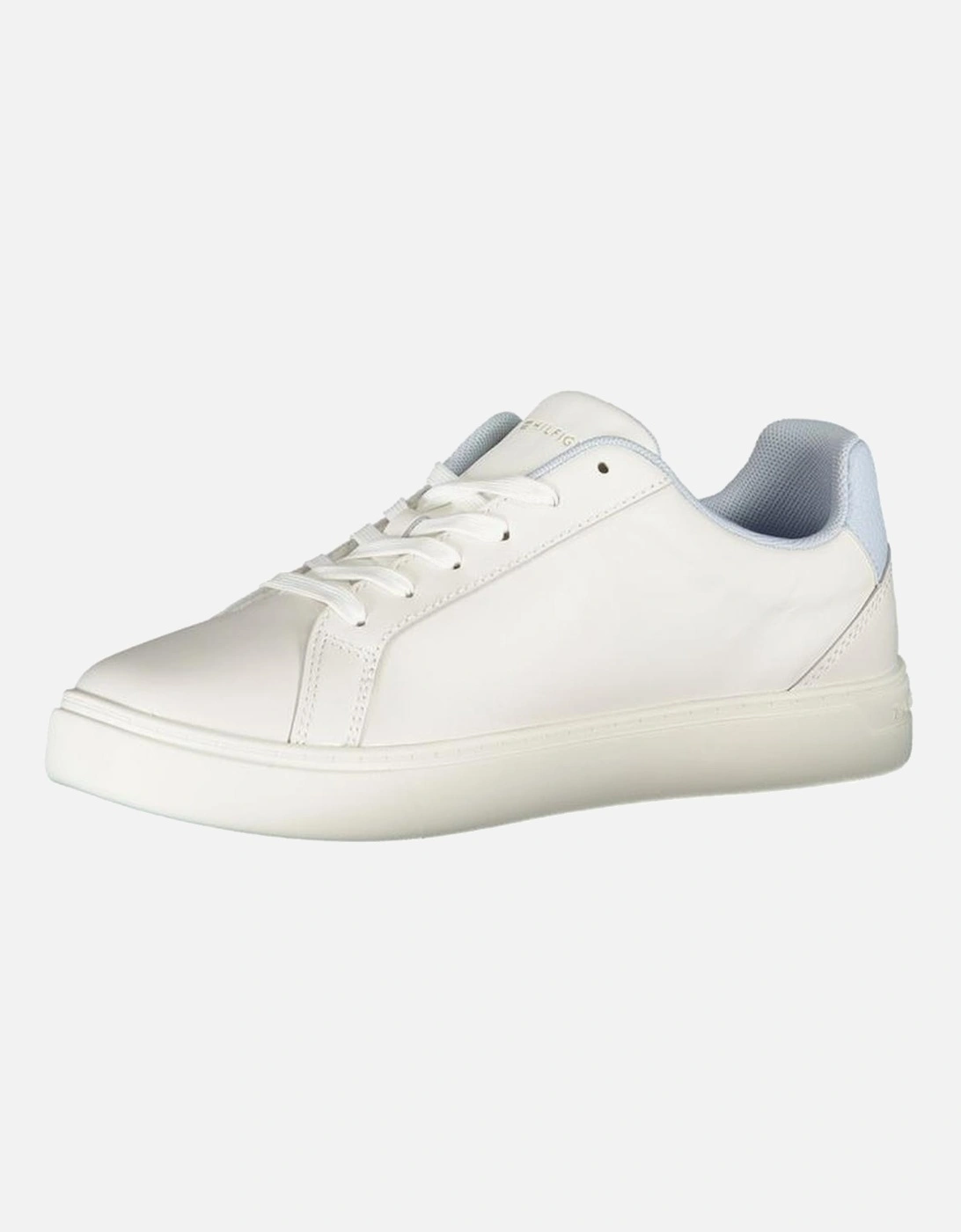 Contrast Detail Lace-Up Sports Footwear Women - White Sneakers