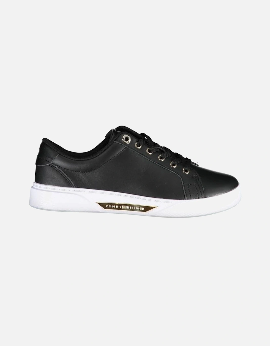 Sporty Lace-Up Sneakers with Branded Logo Women - Black, 4 of 3