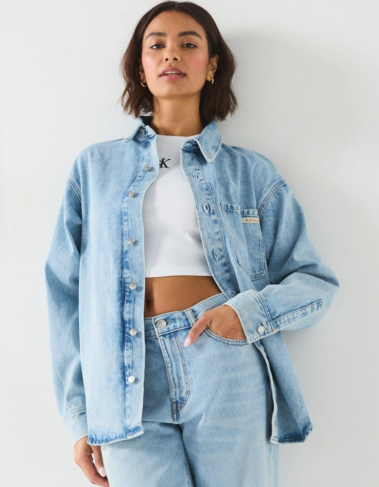 Denim Overshirt - Blue