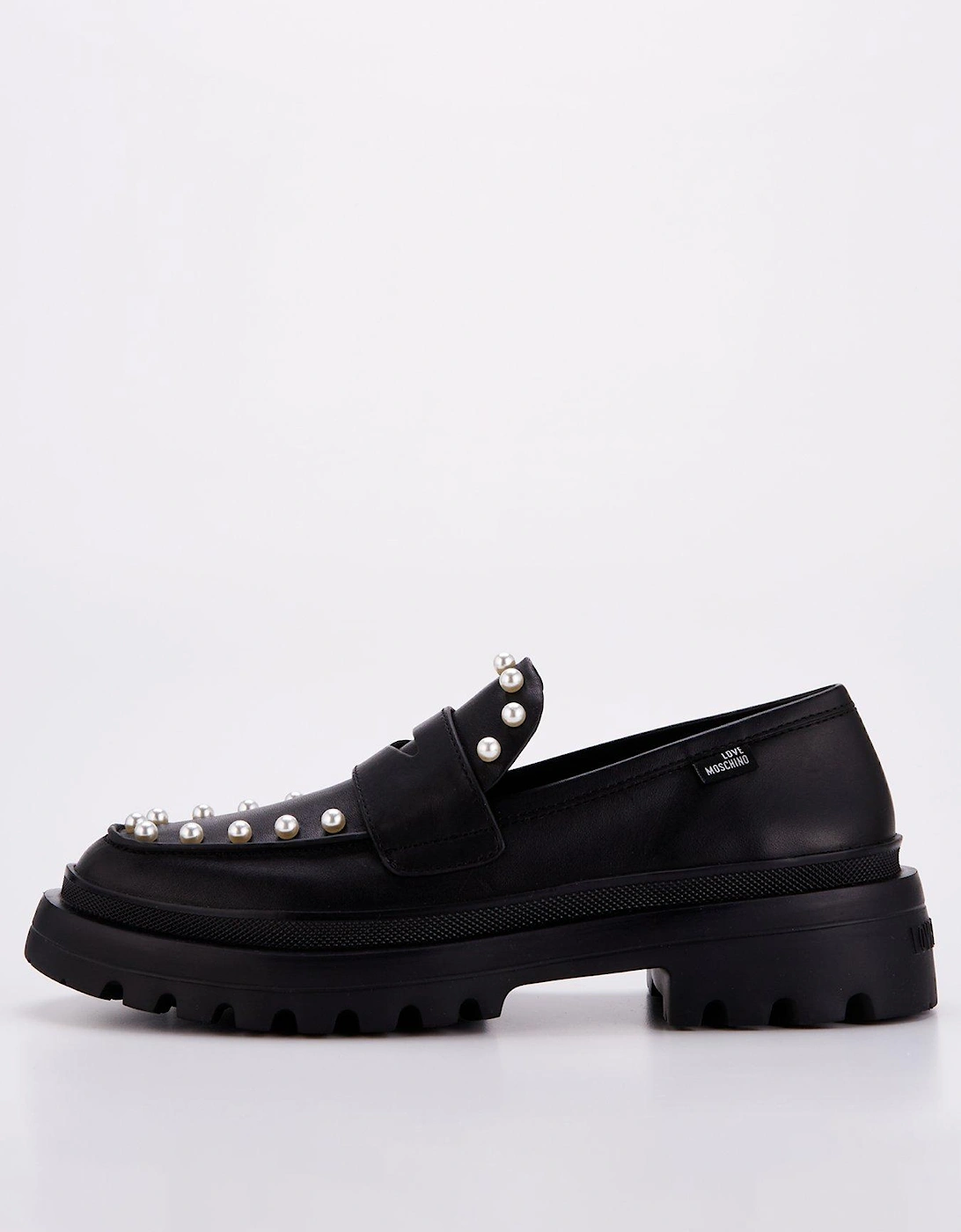 Chunky Pearl Loafers - Black, 8 of 7