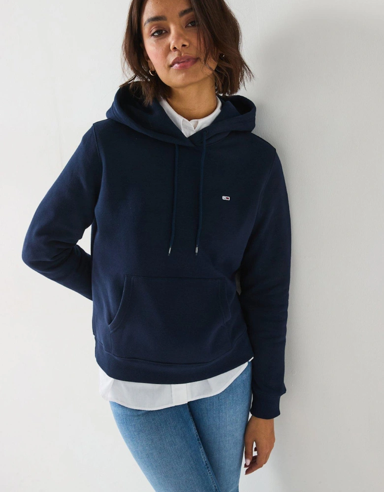 Flag Logo Hoodie - Navy