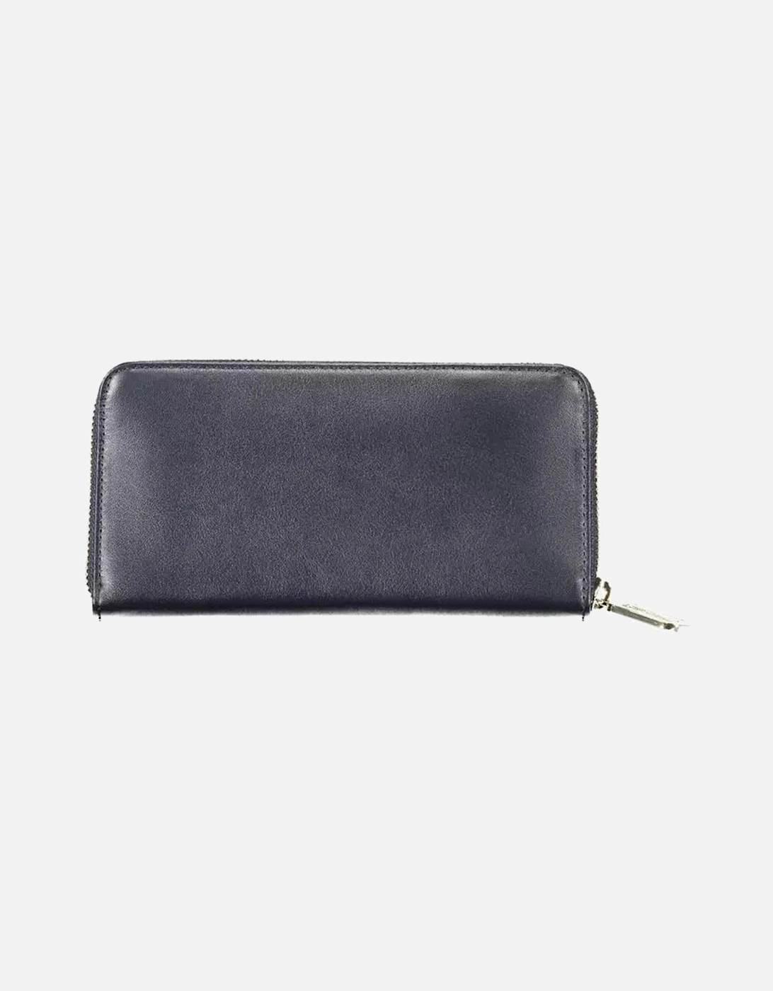 Multi-Compartment Wallet with Coin Purse and Zip Women - Blue