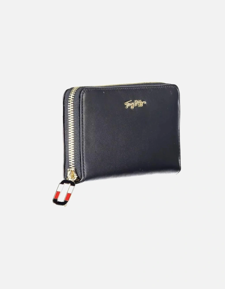 Multi-Compartment Wallet with Coin Purse and Zip Women - Blue