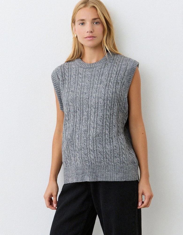 Primrose Vest - Grey