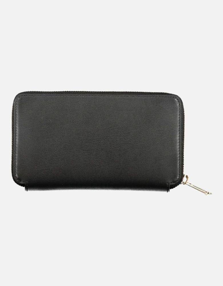 Zip Closure Wallet with Multiple Compartments Women - Black