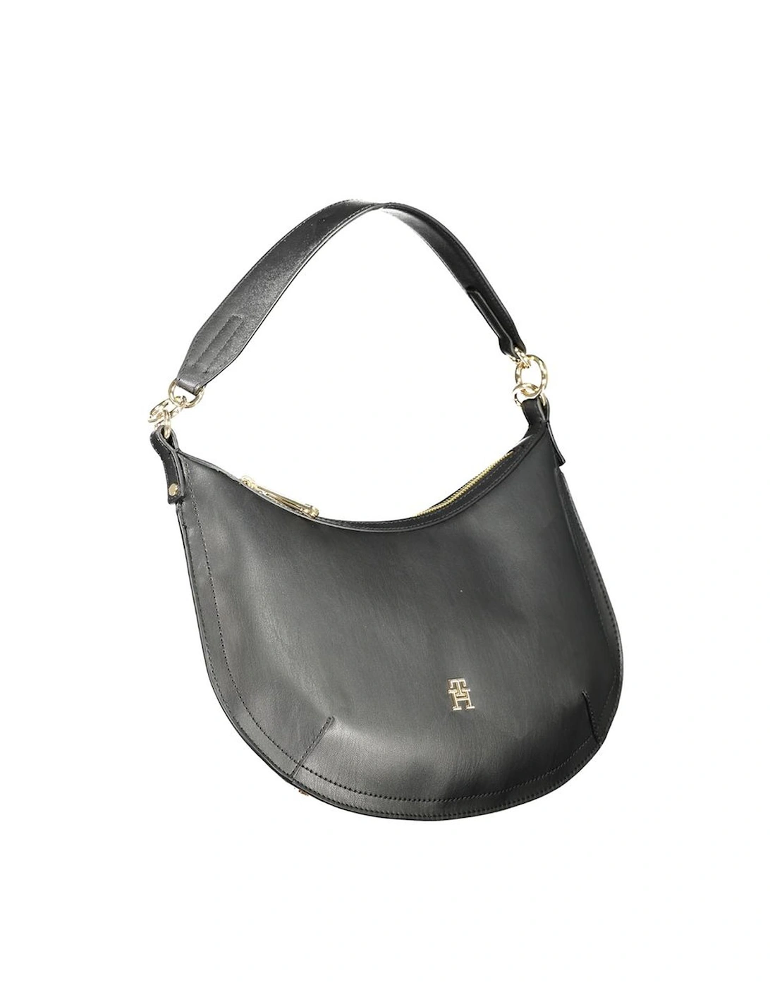 Convertible Shoulder Bag with Zip Closure Women - Black Handbags