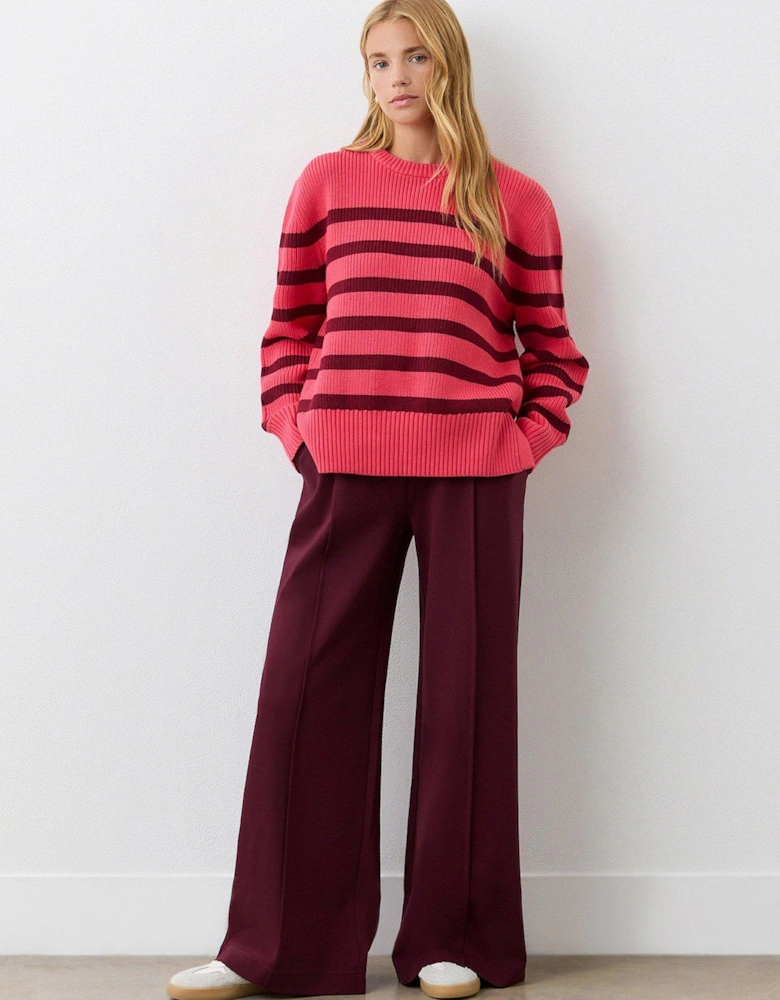 Serena Stripe Sweater - Pink