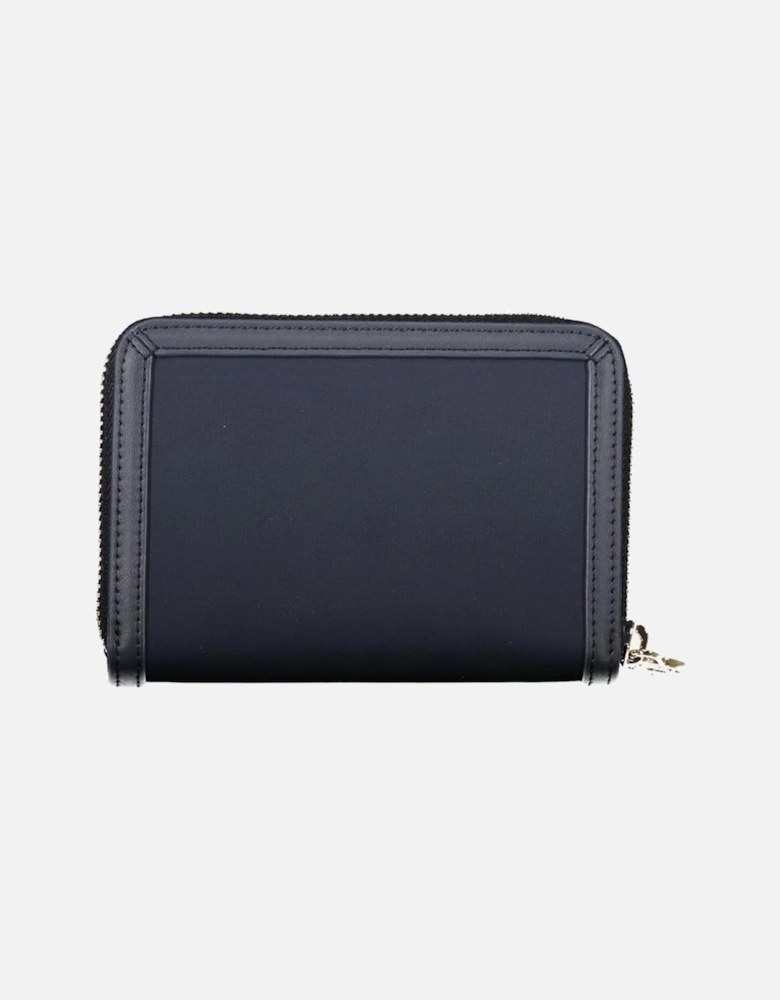 Recycled Polyester Wallet with Multiple Compartments and Logo Women -