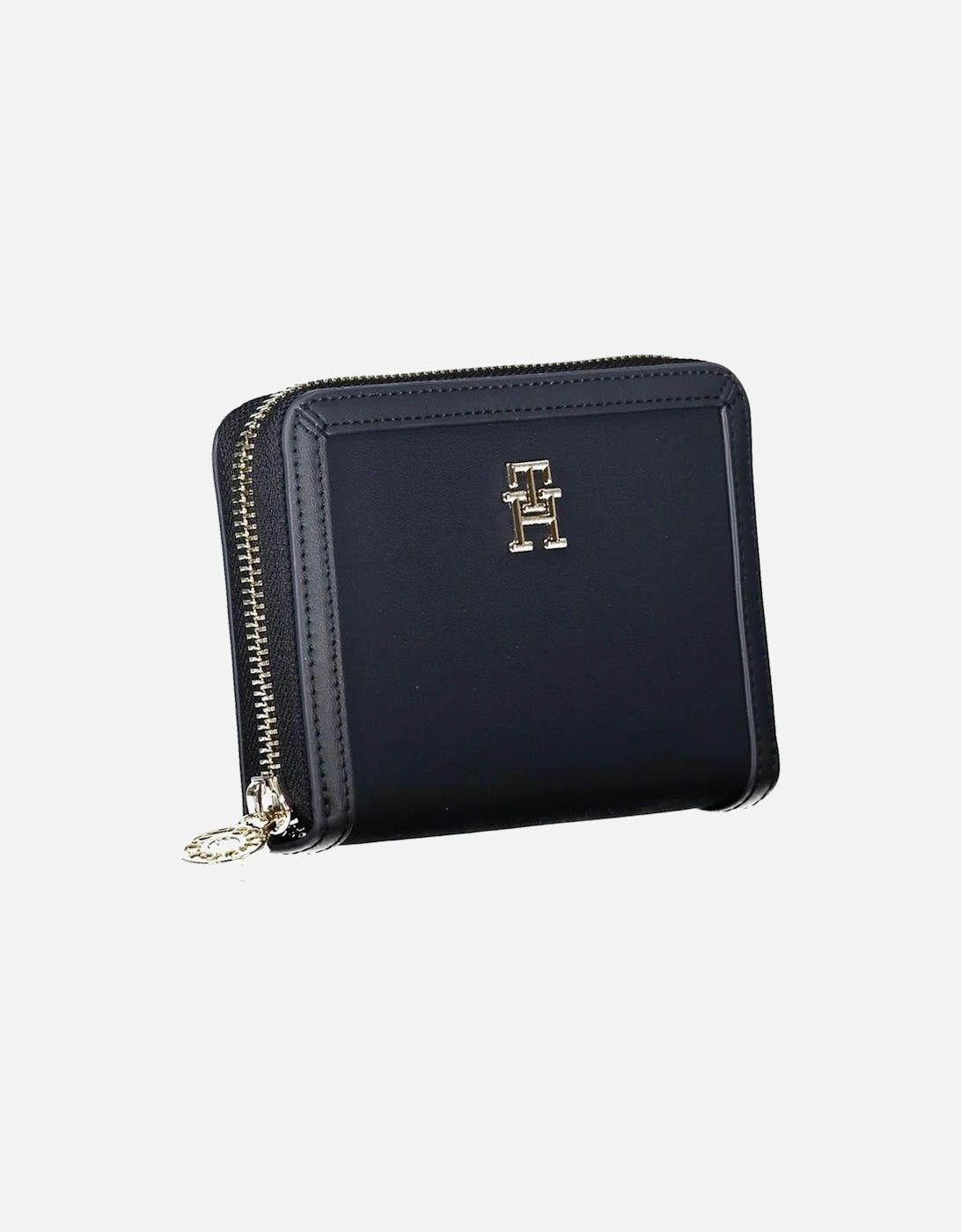 Recycled Polyester Wallet with Multiple Compartments and Logo Women -