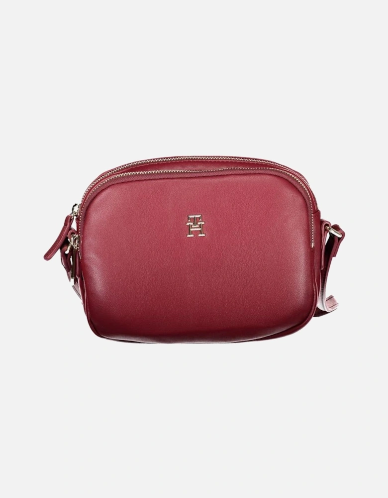 Adjustable Shoulder Bag with Multiple Compartments and Logo Women -